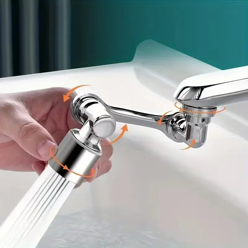 1440° Multi-Angle Faucet Arm – Metal Extension Spout