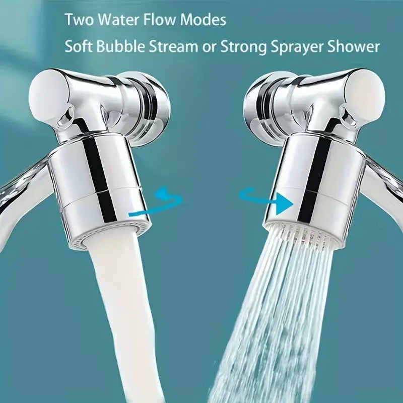 1440° Multi-Angle Faucet Arm – Metal Extension Spout