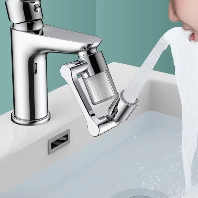 1440° Multi-Angle Faucet Arm – Metal Extension Spout
