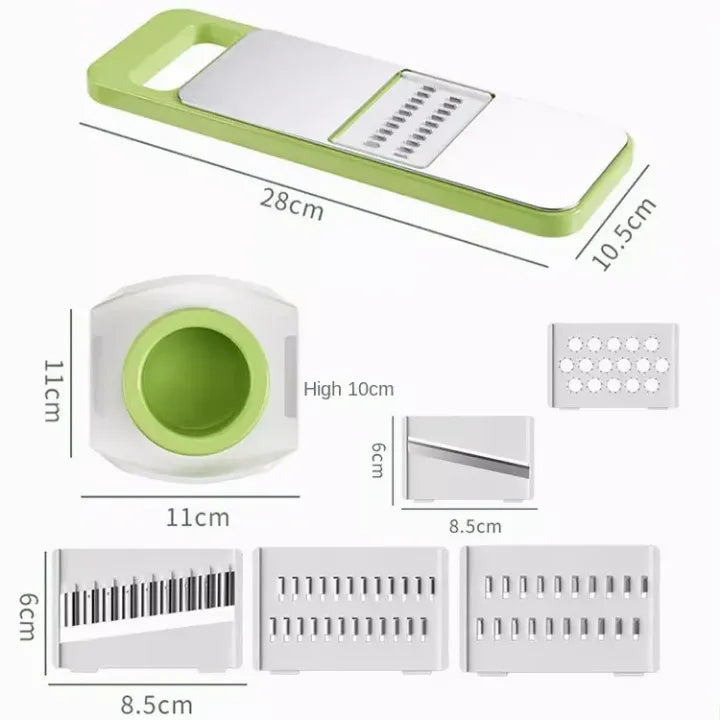 5-in-1 Manual Vegetable Cutter for Kitchen