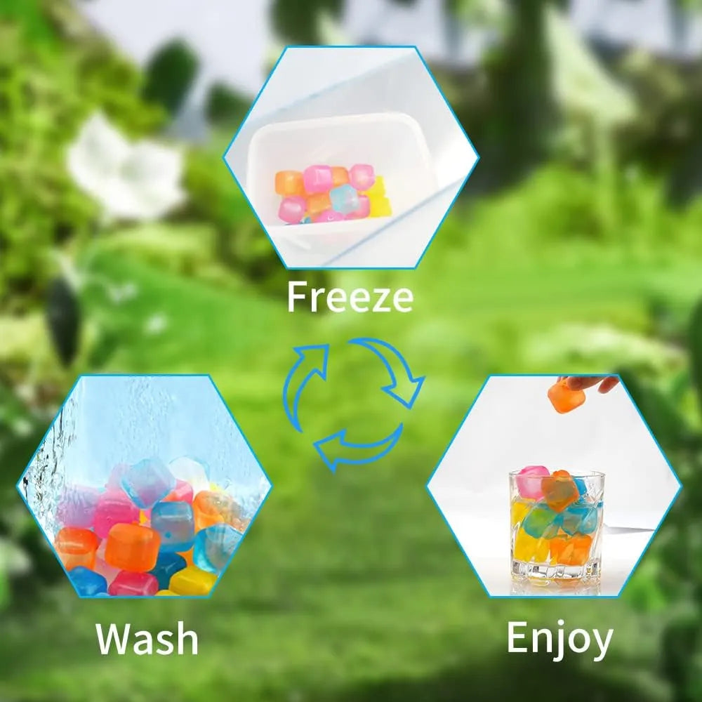 Reusable Ice Cubes – Long-Lasting Drink Chillers