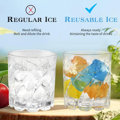 Reusable Ice Cubes – Long-Lasting Drink Chillers