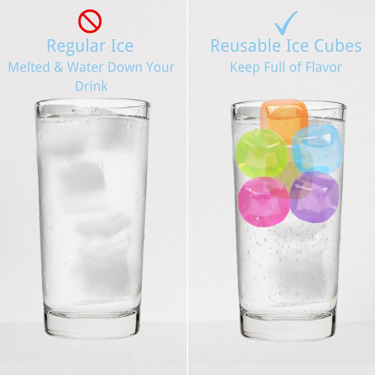 Reusable Ice Cubes – Long-Lasting Drink Chillers
