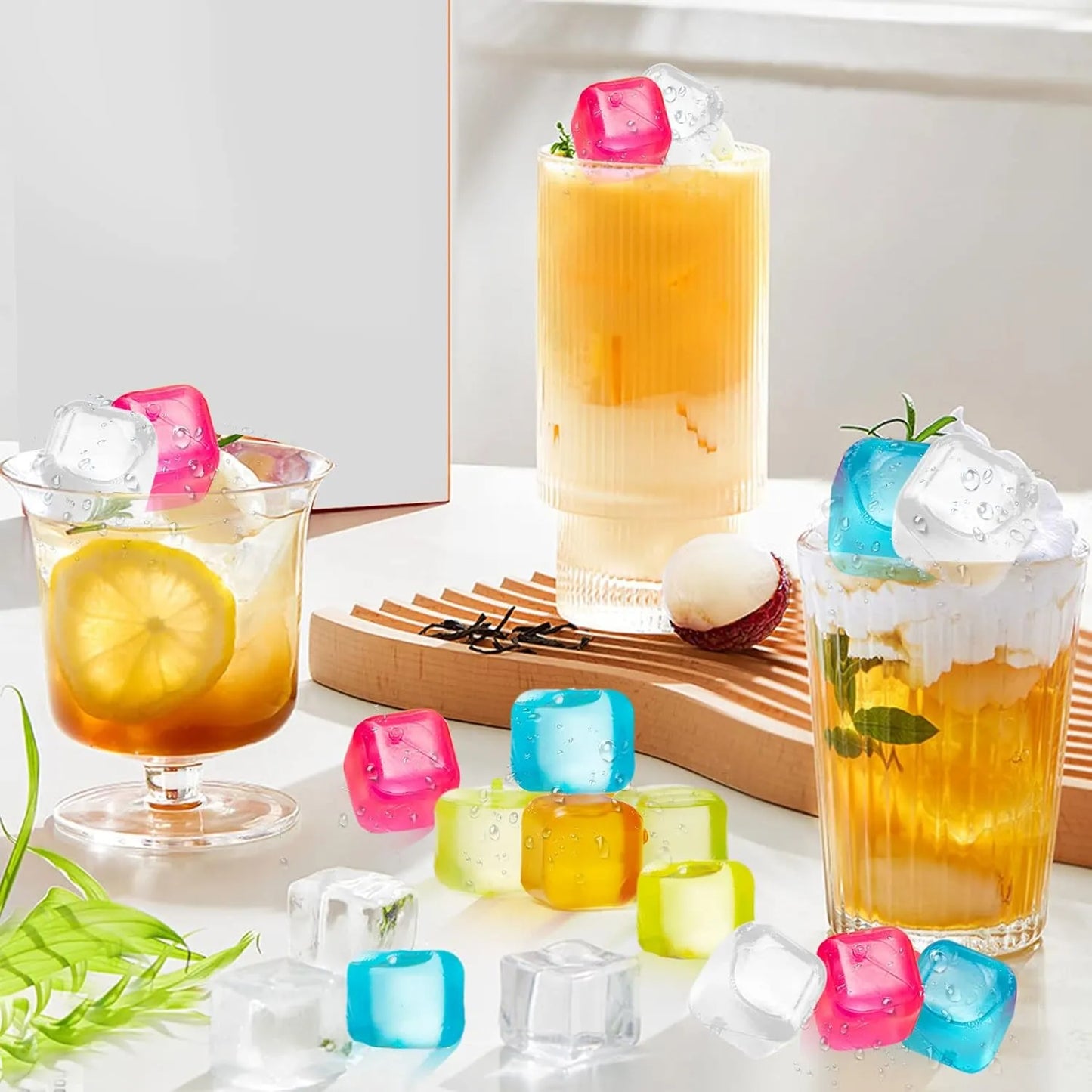 Reusable Ice Cubes – Long-Lasting Drink Chillers