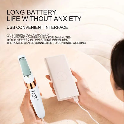LQT Electric Callus Remover – Rechargeable Foot File Tool