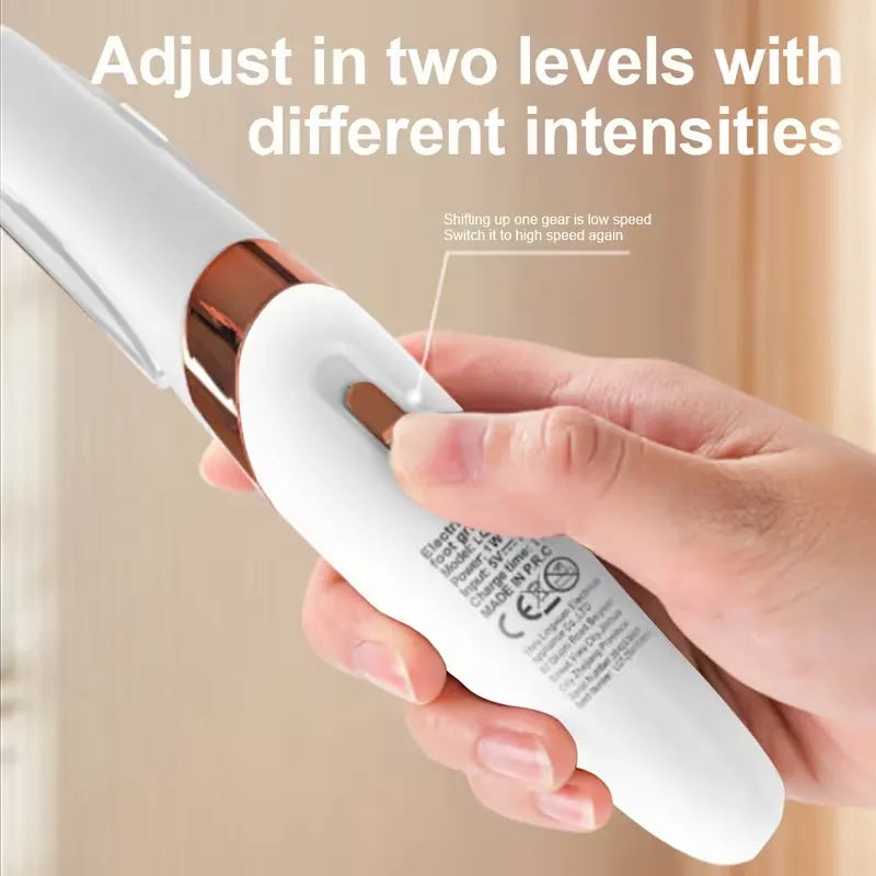 LQT Electric Callus Remover – Rechargeable Foot File Tool