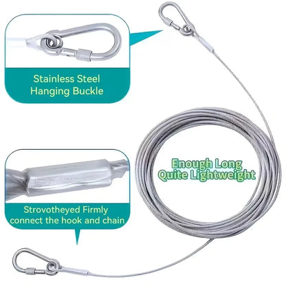 Multi-Purpose Steel Rope for Clothes & Outdoor Use