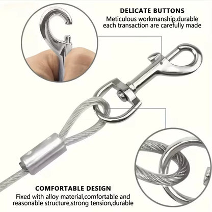 Multi-Purpose Steel Rope for Clothes & Outdoor Use