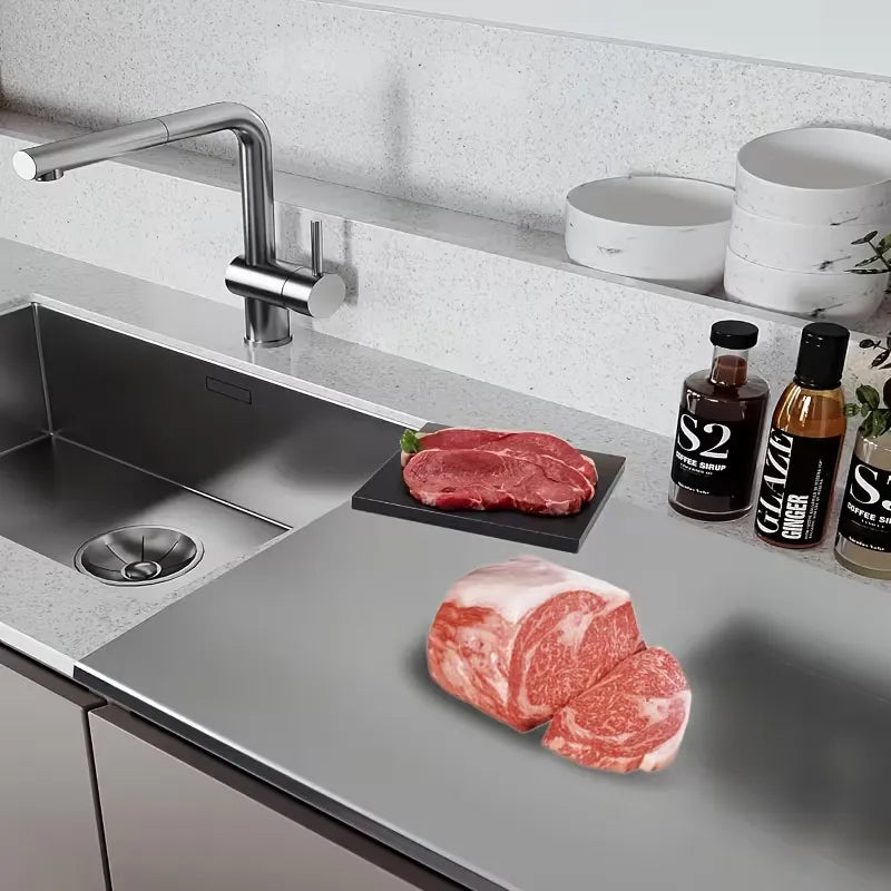 Premium Stainless Steel Kitchen Cutting Board