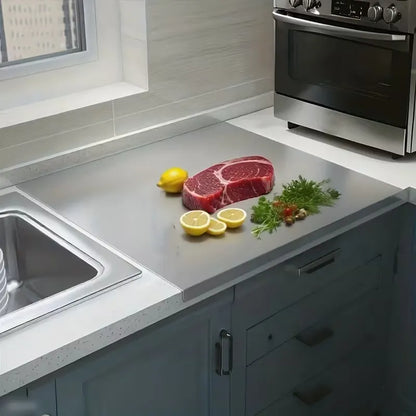 Premium Stainless Steel Kitchen Cutting Board