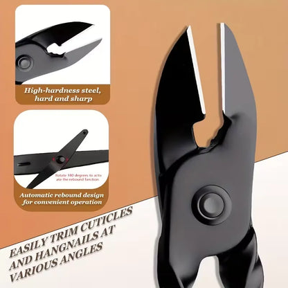 Professional 16-Piece Nail Clipper Set – Brown Case