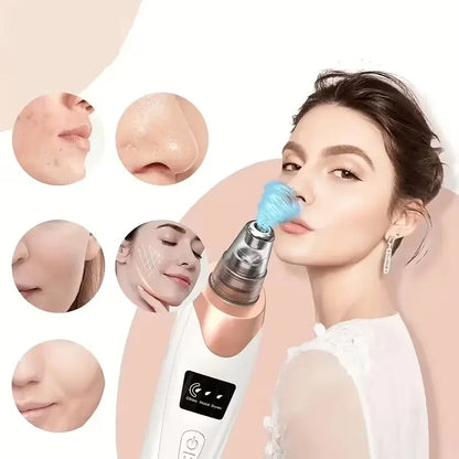 USB Rechargeable Blackhead Remover with 4 Modes